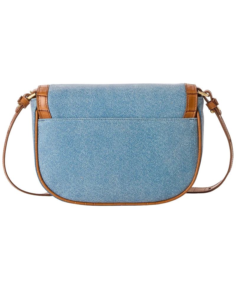 Brahmin Portia Starlit Denim Small Crossbody Bag