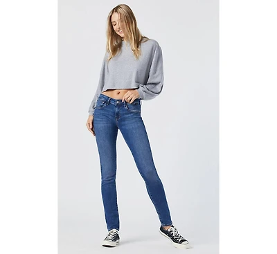 Mavi Jeans Women's Alexa Mid Rise Skinny Supersoft Denim