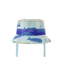 Deux par Toddler Polyester Beach Hat Whale Print