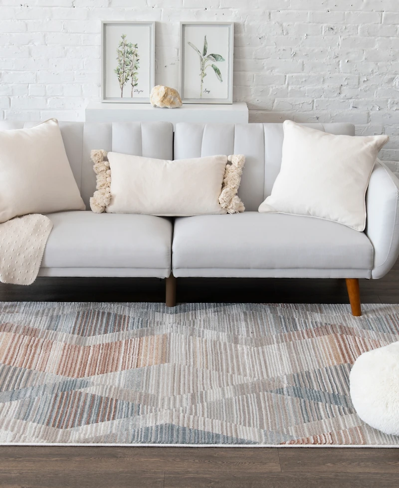 Mink Home Landscape Dawsyn 5'0"X7'6" Area Rug