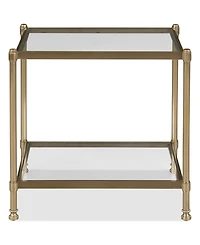 Isla 3-Pc. Glass Oval Coffee Table and End Table Set