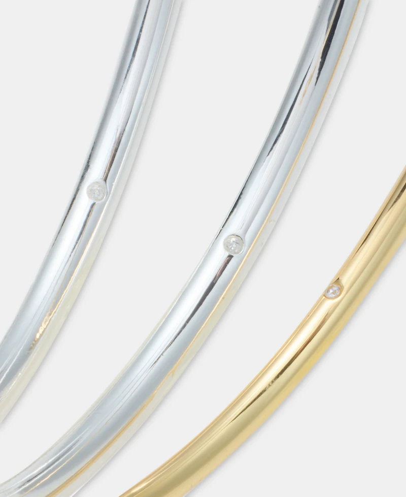 Lauren Ralph Lauren Two-Tone Bangle Bracelets, Set of 3