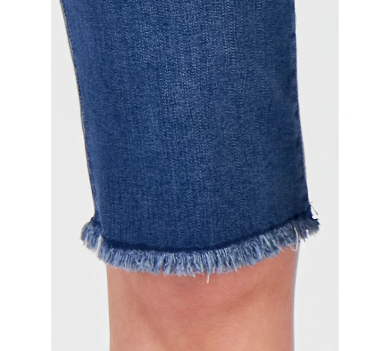 Style & Co Petite Mid-Rise Raw-Hem Skimmer Jeans, Macy's Exclusive