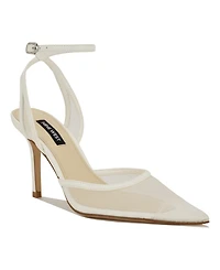 Nine West Women's Gullia Mesh Ankle Strap Dress Pumps