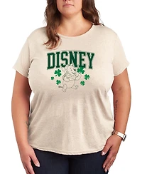 Hybrid Apparel Plus Disney Winnie the Pooh Short-Sleeve Graphic T-Shirt