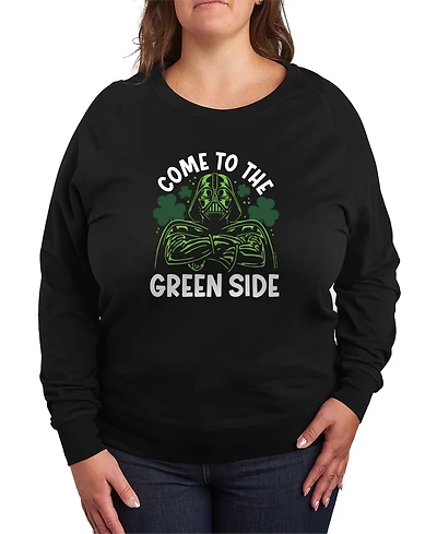 Hybrid Apparel Plus Star Wars St. Patrick's Day Darth Vader Long-Sleeve Sweatshirt