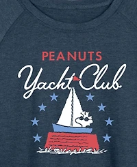 Hybrid Apparel Plus Peanuts Patriotic Yacht Club French Terry Long-Sleeve Sweatshirt