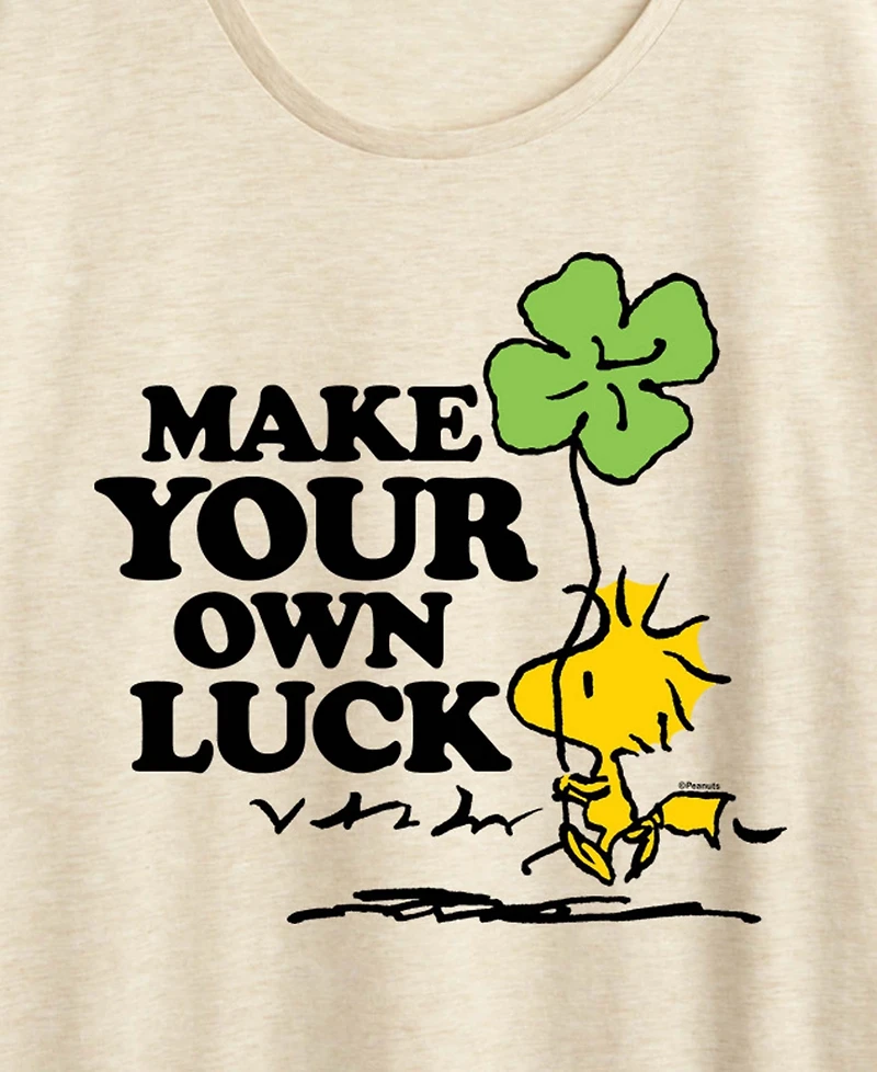 Hybrid Apparel Plus Peanuts St. Patrick's Day Graphic T-Shirt
