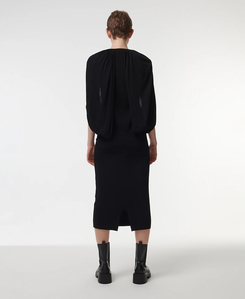 Leem Women's Knitted Pencil Skirt