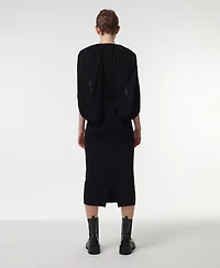 Leem Women's Knitted Pencil Skirt