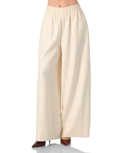 Ivonne Women's High-Waisted Wide-Leg Trousers