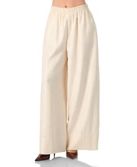 Ivonne Women's High-Waisted Wide-Leg Trousers
