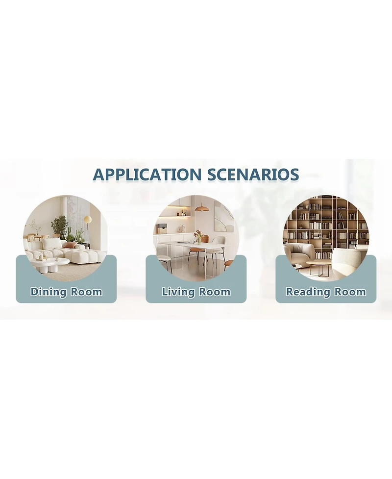 Streamdale Furniture Minimalist Pu Leather Accent Chair with Sturdy Metal Legs