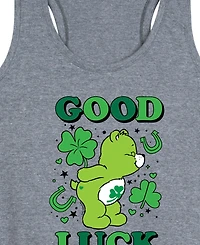 Hybrid Apparel Plus Care Bears St. Patrick's Day Good Luck Graphic Tank Top