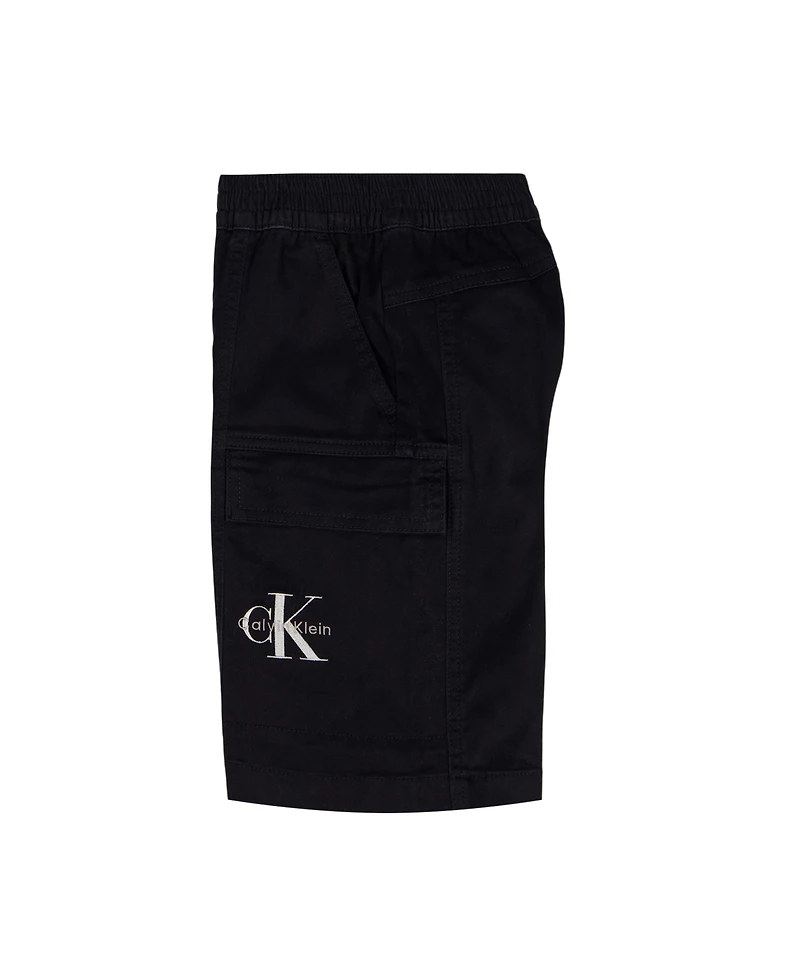 Calvin Klein Boys' 8-16 Essential Woven Pull-On Shorts
