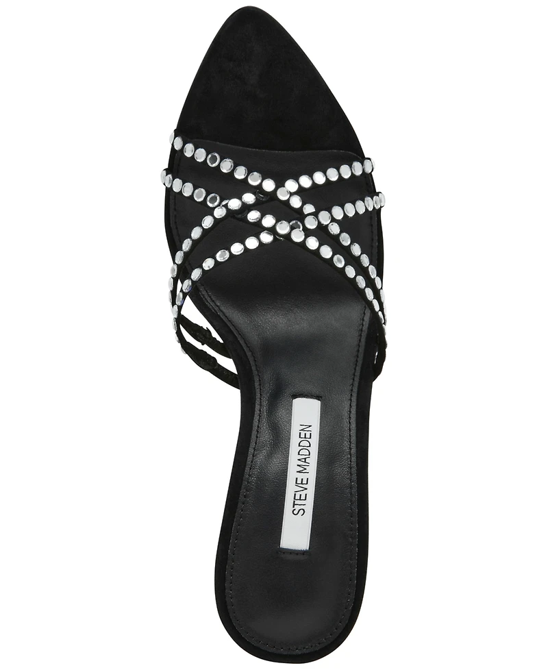 Steve Madden Women's Somers Strappy Slip-On Sandals