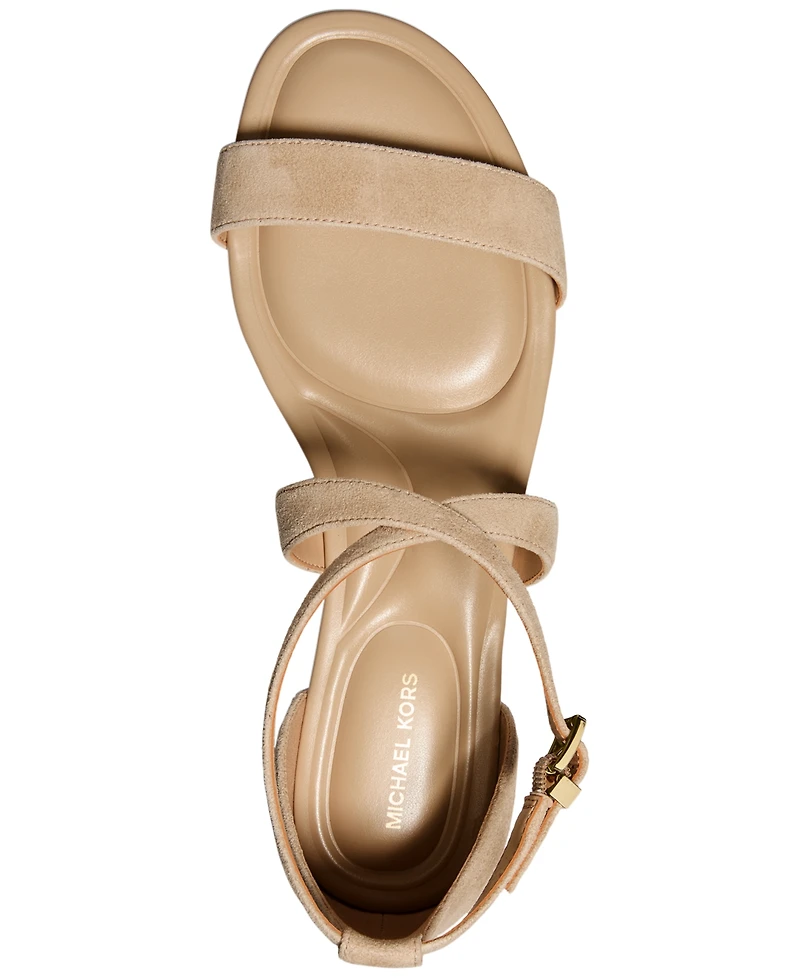Michael Kors Women's Alexa Flex Buckle Flat Sandals
