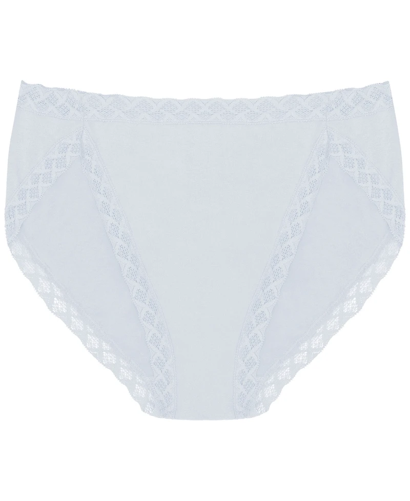 Natori Bliss Lace-Trim Cotton French-Cut Brief Underwear 152058