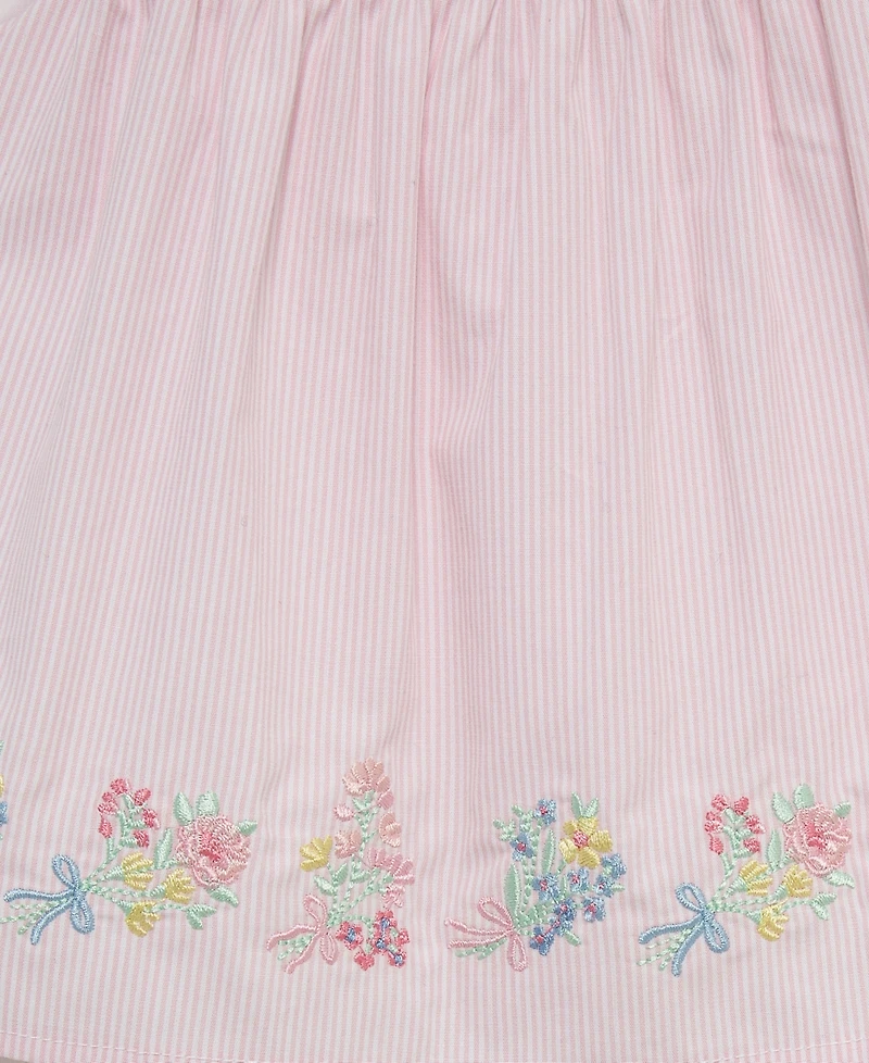 Little Me Baby Girls' Posies-Themed Tunic, Leggings and Headband, 3-Piece Set