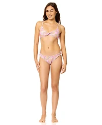 Raisins Women's Twisty V-Neck Bikini Top