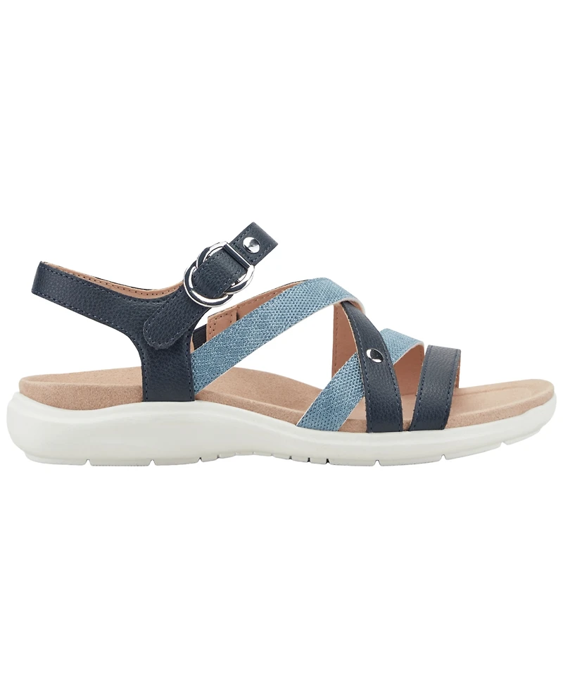 Easy Spirit Women's Wayan Strappy Flat Sandals
