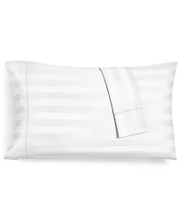 Charter Club 1.5" Stripe 550 Thread Count 100% Cotton Pillowcase Pair, Standard, Exclusively at Macy's