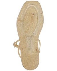 Nine West Women's Shells Jelly Strappy Flat Sandals