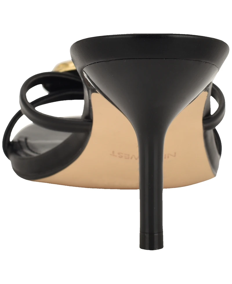 Nine West Women's Ernise Ornamented Slip-On Sandals