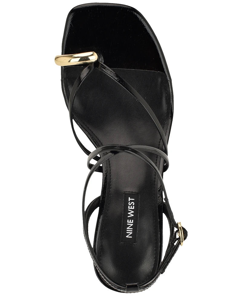 Nine West Women's Mays Kitten Heel Dress Sandals