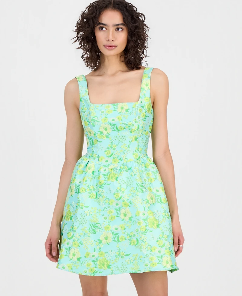 Sam Edelman Women's Spring Garden Fit & Flare Mini Dress