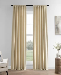 Half Price Drapes French Linen Room Darkening Curtain