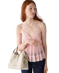 kate spade new york Deco Snake Embossed Small Crossbody Tote Bag