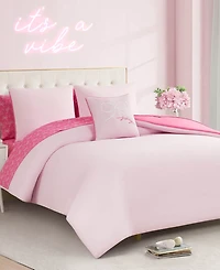 Juicy Couture Pearly Bows Reversible 8-Pc. Comforter Set