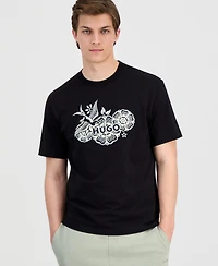 Hugo Boss Men's Dangen Embroidered T-Shirt