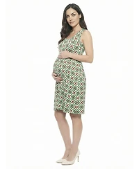 24seven Comfort Apparel Women's and Plus Maternity A-Line Dress