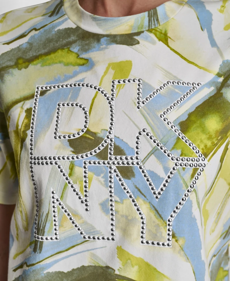 Dkny Women's Crewneck Short-Sleeve Top