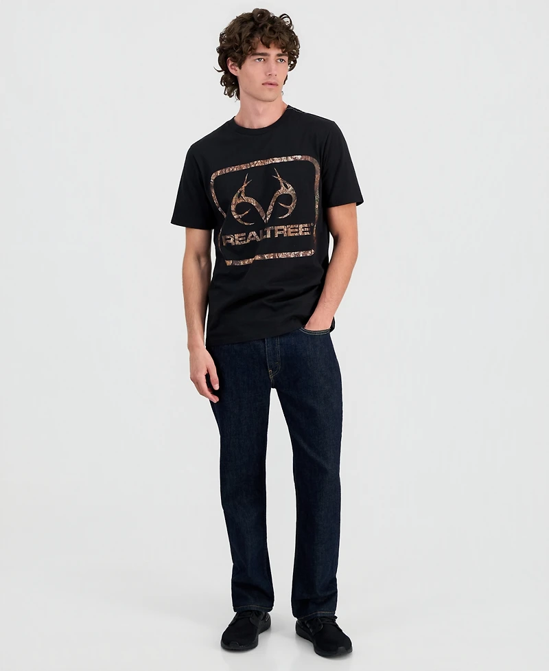 RealTree Men's Camo Logo T-Shirt