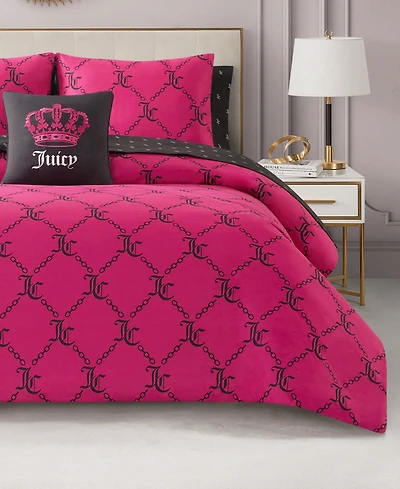 Juicy Couture Logo Link 6-Pc. Comforter Set, Twin