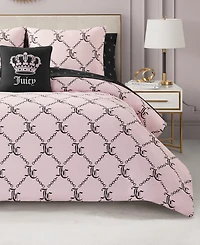 Juicy Couture Logo Link 6-Pc. Comforter Set, Twin