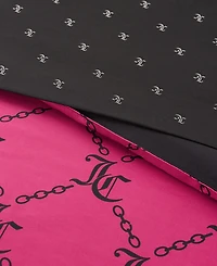 Juicy Couture Logo Link 8-Pc. Comforter Set