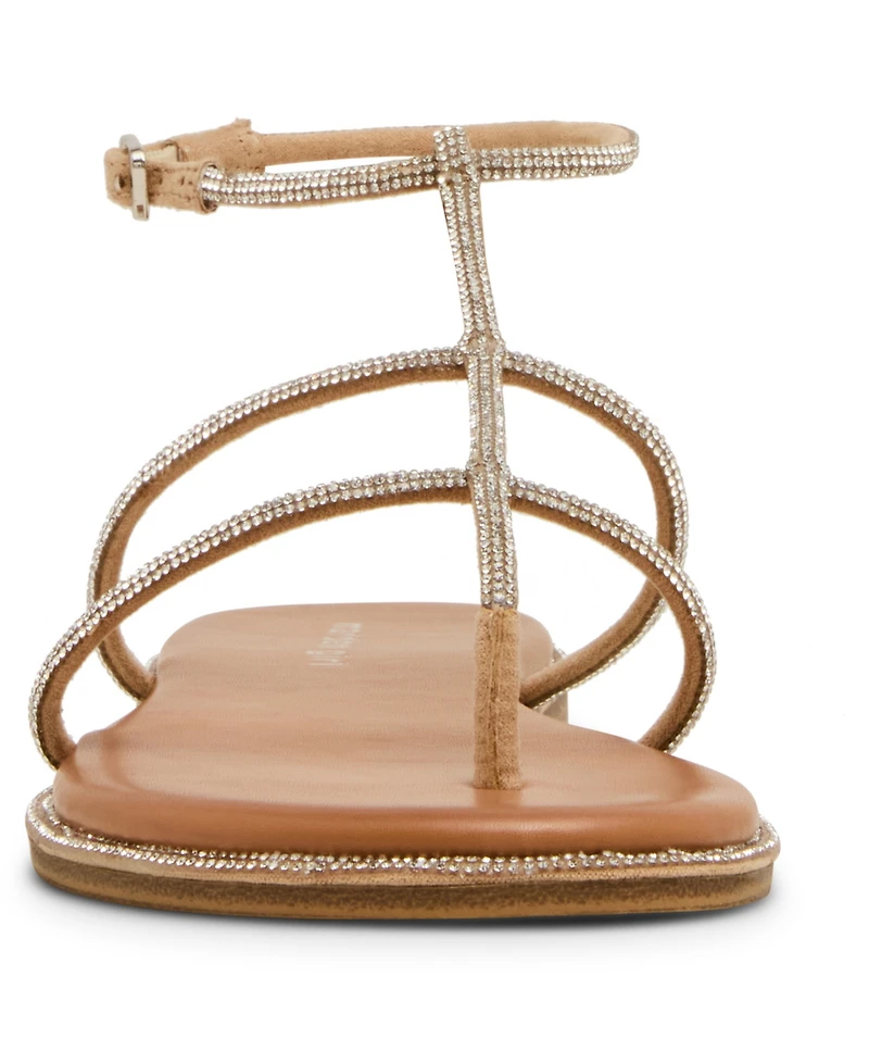 Madden Girl Women's Rhinestone-Embellished Gladiator Sandals