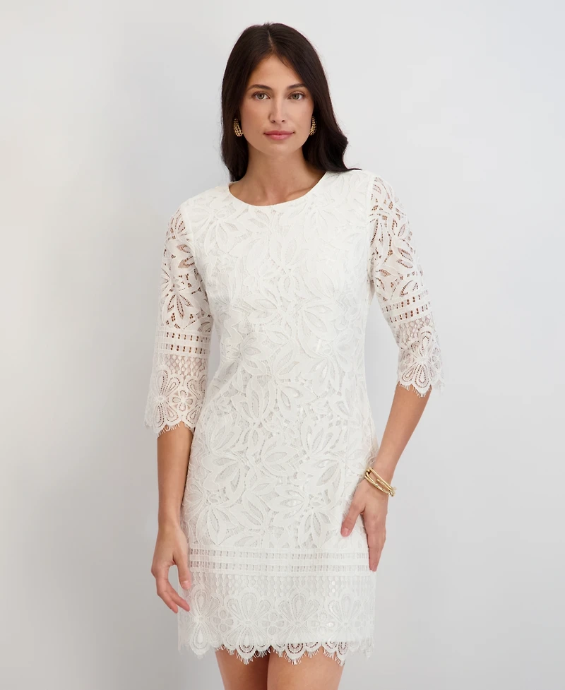 kensie Lace Sheath Dress