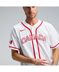 Nike Men's White Canada Baseball 2026 World Classic Stadium Jersey