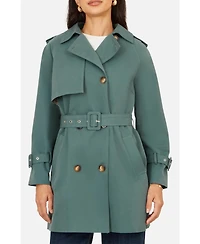 Yumi Women's Belted Trench Coat