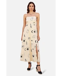 Yumi Women's Mystic Print Midi Dress