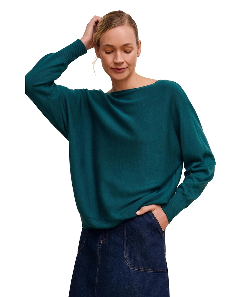 Celtic & Co. Women's Fine Knit Merino Relaxed Sweater