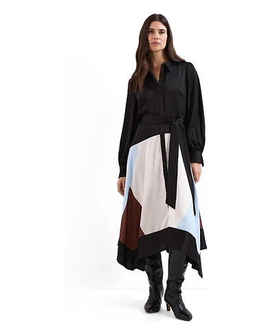 Phase Eight Women's Samalie Satin Hanky Dress