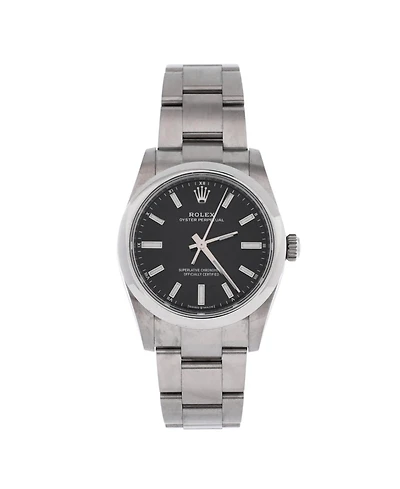 Pre-Owned Rolex Oyster Perpetual Automatic Watch in Stainless Steel 34mm
