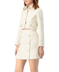 Ivonne Women's Short Sequin Jacket