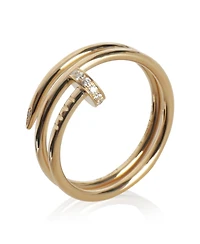Pre-Owned Cartier Yellow Gold Juste Un Clou Double Ring